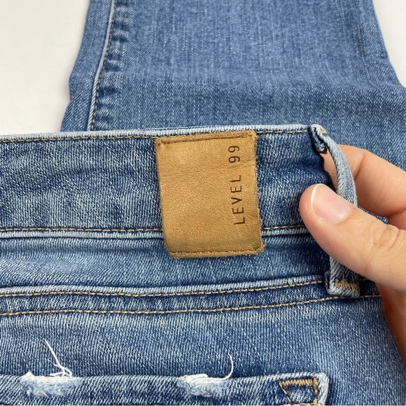 Level 99 Water Blue Skinny Denim Jeans Women 27 Casual - Picture 5 of 8